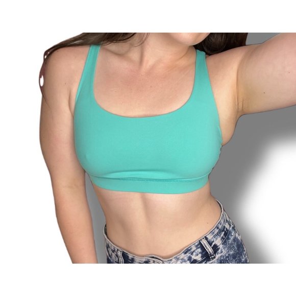 lululemon athletica Other - Lululemon Energy Bra Sports Bra Aqua/Teal Blue Size 6 (NO PADS)